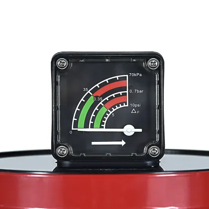 Compressed air particulate filter for 5 micron particles