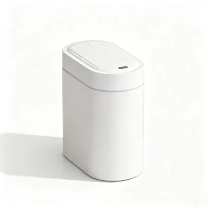 Automatic Bag-Laying Double-Door Sensor Trash Can
