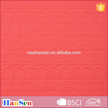 Water rippled design nylon spandex jacquard swimwear fabric