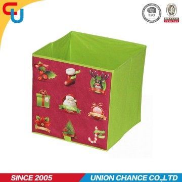 christmas foldable fabric storage boxes and bins
