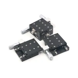 LY90-R 90X90mm XY Axis Trimming Station Manual Displacement Platform Linear Stage Sliding Table
