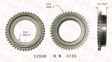 Customized Brass or Steel Synchronizer Cone for ISUZU 4JA1 TFR54 OEM 8-94435135-0
