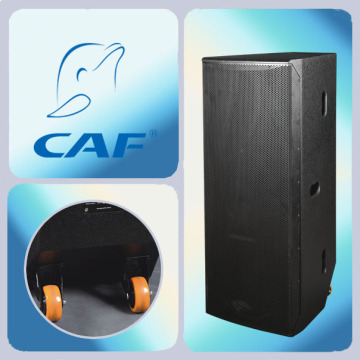 professional black color outdoor pa column speakers