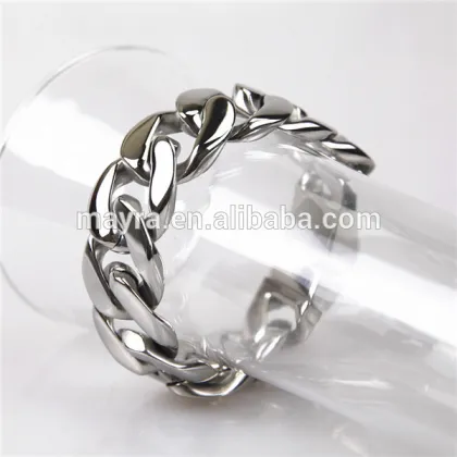 Stainless steel monica vinader bracelet