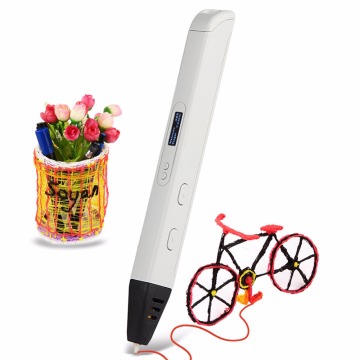 2017 Hot selling new magic and more popular 3D printing pen with PLA and ABS filaments form china