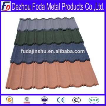 China New Design with SONCAP Certificate Colorful Stone Coated Metal Roof Tile