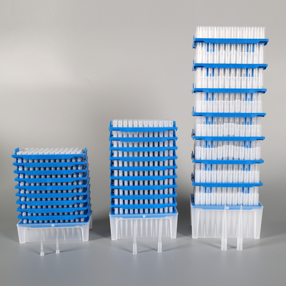 Disposable sterile refill tower pipette tips 10-1000ul.