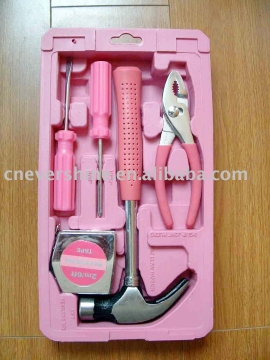 6pc pink tool set