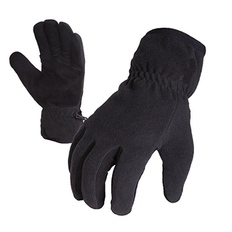 Black Professional Climbing Gloves