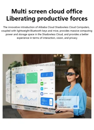 Rokid Max AR 3D Smart Glasses with Rokid Station and Accessories