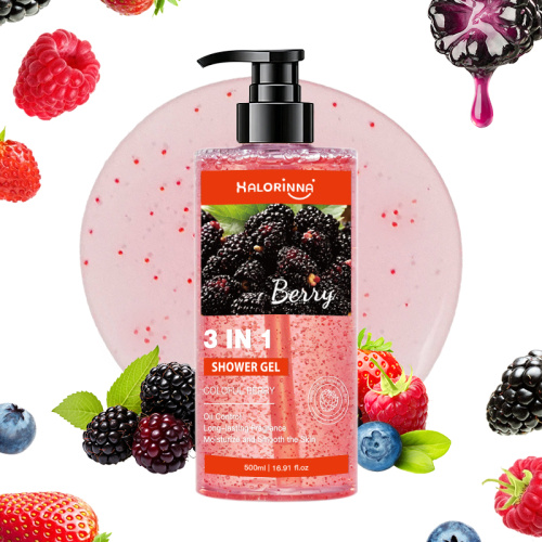 Gel de banho Mixed Berry com aroma frutado para lavagem corporal