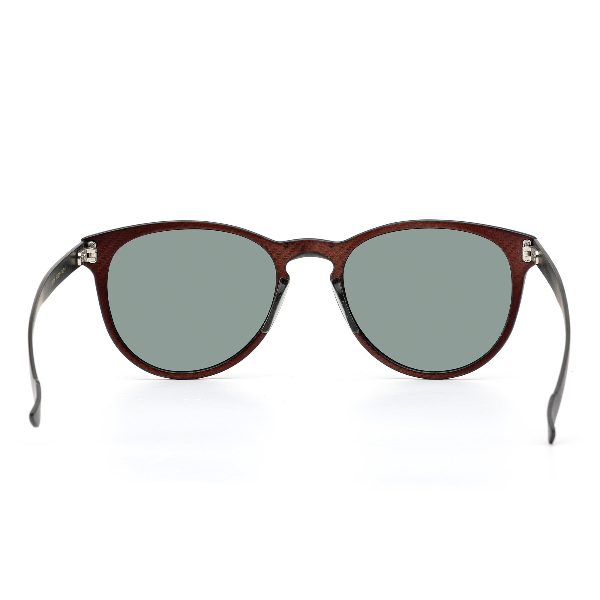 Trendy Round Polarized Carbon Fiber Sunglasses