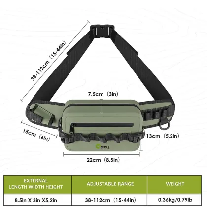 LE CITY OEM ODM Waterproof Fishing Waist Bag