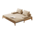 Tamad na tatami functional na tela na natitiklop na sofa bed