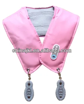 Vibrating PU Leather Massage Pillow with Fashionable Design