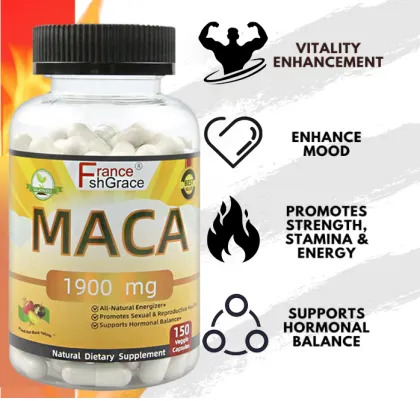Organic Maca Supplement Men strength Maca Root Capsules