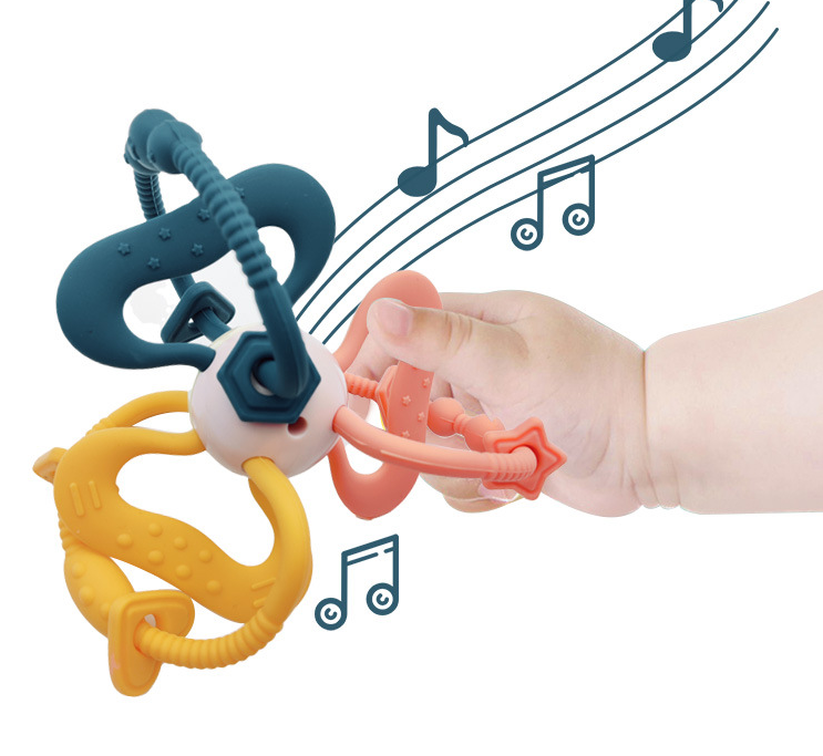 Silicone Rattles Teething Ball Toys
