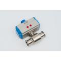 DN15-DN80 Valve de billes sanitaires pneumatique