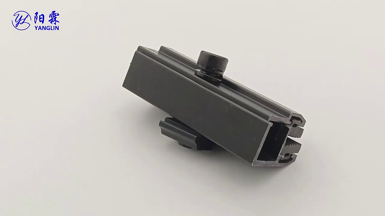 L Foot Adjustable End Clamps for PV Aluminum Rail - Fortin Roof Solar Mounting System Rooftop Solar Panel Mounting Brackets