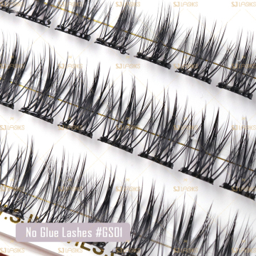 Vegan Faux Mink Lashes: Glueless DIY Cluster Lash Extensions