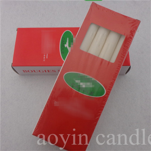 Gambia Market Paraffine Wax Witte Lange Kaarsen