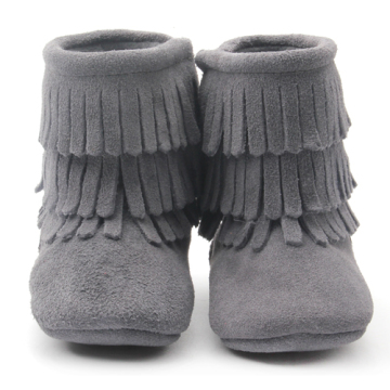 2017Hot Selling Soft Suede Leather Winter Toddler Boots