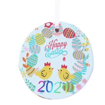 Ceramic Ornaments Wholesale: Round, Heart, and Star Shaped Hanging Decorations