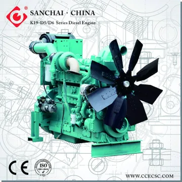 Diesel Engine Type,4 Stroke,6 Cylinder 456hp to 724hp Ship Auxiliary Engine