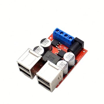 Module de suppression de puissance 8V-35V à 5V 8A avec 4 sorties USB pour les téléphones Android et la charge des véhicules