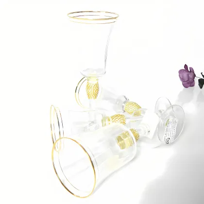 Custom Handmade Printed Oversized Riedel Wine Glasses