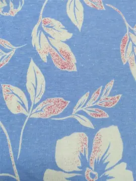 Poly Linen Span Print Jersey