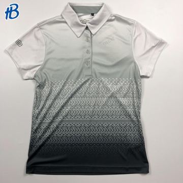 high quality golf gradual white polo shirts