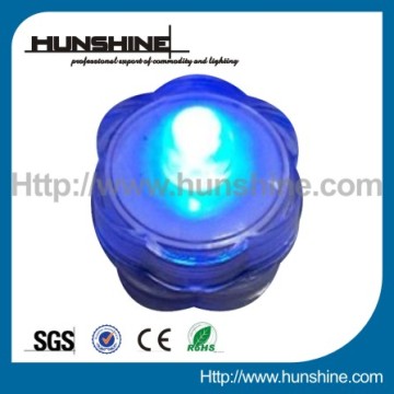 waterproof decorative flower led candle light with small battery