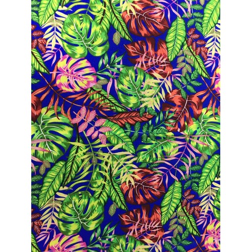 Tissu d&#39;impression Tropical Design Rayon Challis 32S