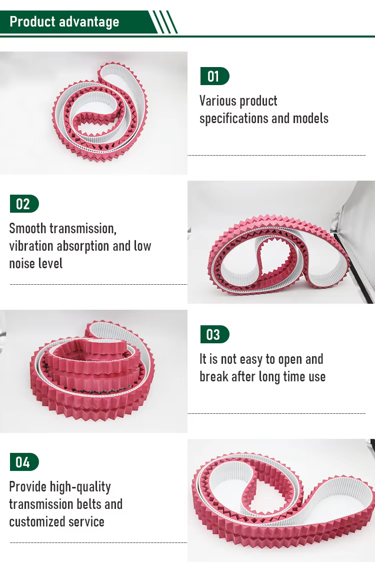 Durable Slotted Synchronous Vacuum Transmission Belt