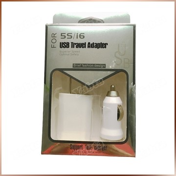 For Apple Iphones Charger Accessories 1A 3 In 1 Travel Charger Set