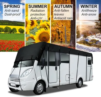 Waterproof RV Cover for Trailers, Campers, and Motorhomes