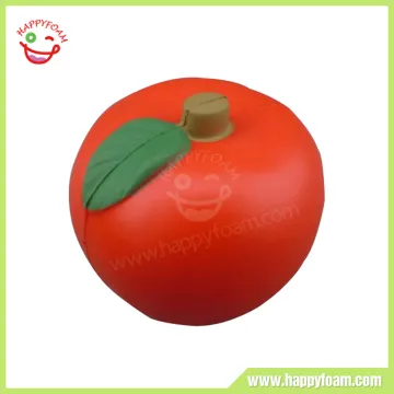 PU Foam Style Promotional Safe Economic Apple Stress Ball for Relieving Stress