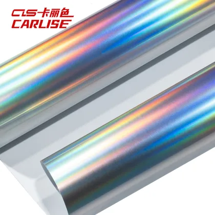 Carlisle Bubble Free High-Quality Rainbow Chrome Silver Vinyl Wholesale Prices