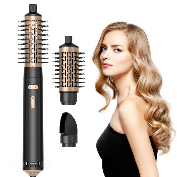 3-in-1 Blow Dryer Brush Set: Volumizer Styler with Curling Brush and Thermostatic Comb