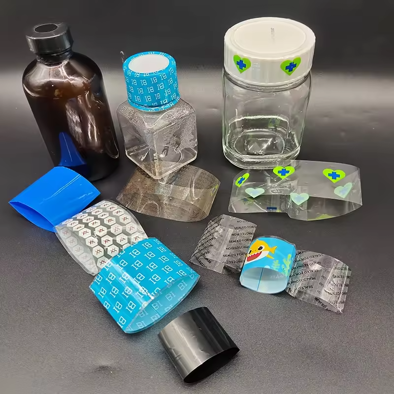 Custom Shrink Wrap Label Matte Logo Printing Water-Proof PET/PETG/PVC Heat Shrink Sleeve for Bottle Cap Protection6