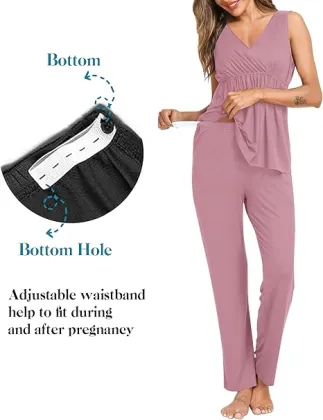 Maternity care robe set 3 pieces