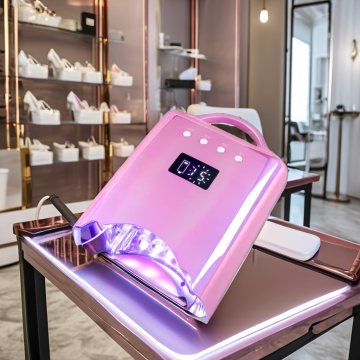 Cordless High Power UV LED Gel Nail Lamp for Professional Use