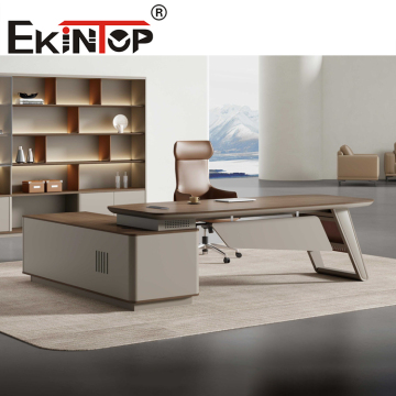 Wholesale Luxury Modern Metal Wooden Boss Desk for Office