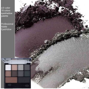 Wholesale Custom Matte Glow Eye Shadow Palette with 10 Colors for Private Label