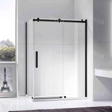 Черная квадратная масляная душевая комната