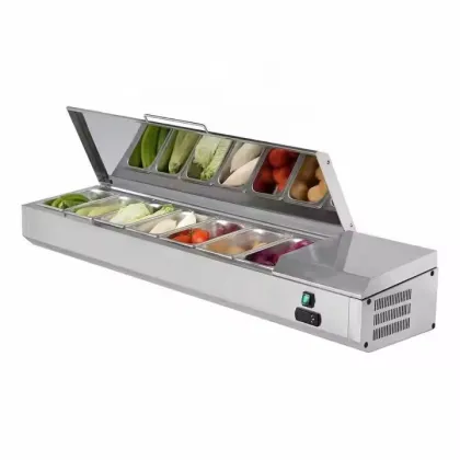 Catering Commercial Salad Bar Refrigerator