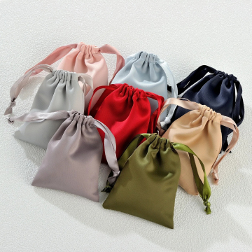 Satin Draw String Jewelry Bud - Custom High -End Dusty Beutel für Luxusschmuckverpackungen