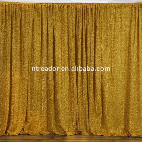 20ftx10ft gold spandex backdrop