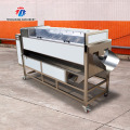 Máquina industrial de lavar e descascar vegetais para batata